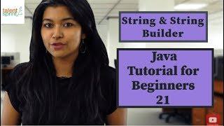 String & String Builder | Java Tutorial for Beginners 21 | TalentSprint Coding Prep