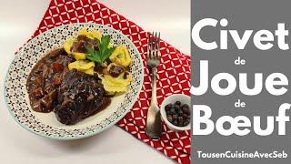 CIVET de JOUE de BOEUF (Tous en cuisine avec Seb)