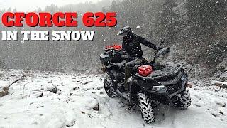 ATV WINTER ACTION CF MOTO CFORCE 625