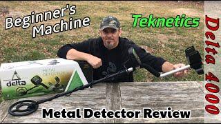 Teknetics Delta 4000 Metal Detector Review - Beginner Machine Guide for Metal Detecting