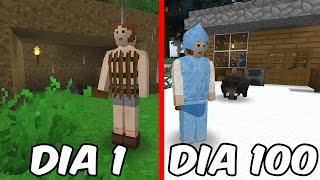 Sobrevivi 100 DÍAS en la COPIA EXTREMA de MINECRAFT!