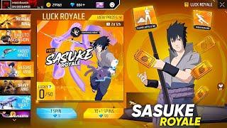 Naruto Gold Royale & Free Sasuke Bundle | Free Fire New Event | Ff New Event l New Event Free Fire