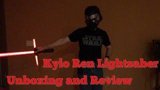 Kylo Ren Force FX Lightsaber Unboxing and Review - Elite Geek