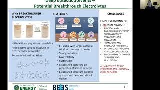 AIChE 2020 - Liquid Structure and Transport Properties of the Deep Eutectic Solvent Ethaline