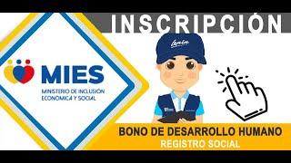 Cómo inscribirse al bono de Desarrollo Humano MIES Ecuador Emergencia www.inclusion.gob.ec