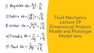 Fluid Mechanics | L59 | Dimensional Analysis | Model and Prototype | GATE, ESE