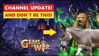 Gems of War Changes! Channel Update Info and Don't Be An AS$!