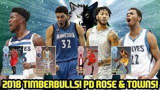 PINK DIAMOND ROSE & KAT! 2018 TIMBERWOLVES! NBA 2K18 MYTEAM GAMEPLAY