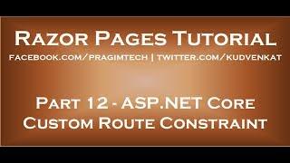 ASP NET core custom route constraint