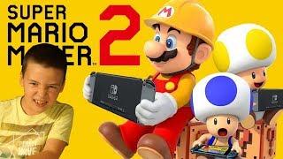 Mario Maker 2 First Look - Nintendo Switch Multiplayer