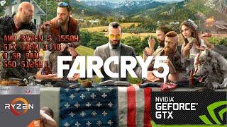 Far Cry 5 | 1080p, 900p, 720p | Low, Medium, High, Ultra | AMD Ryzen 5 3550H + GTX 1050 3GB