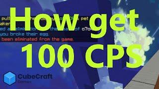 【Auto-Click ?】EggWars CubeCraft bedrock minecraft PVP server game play drag-Click