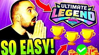 How to EASILY Win UNLIMITED Gold Trophies with This SIMPLE Hack in Match Masters Match3
