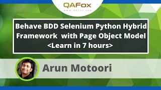 Behave BDD Selenium Python Hybrid Framework with Page Object Model   - Learn in 7 hours4