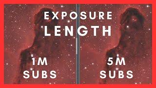 Long VS Short Exposures in Astrophotography - OSC Duo Narrowband