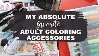  My FAVORITE Adult Coloring Accessories I Recommend | Adult Coloring Supplies for Newbies