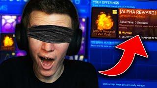 Can You STEAL My Alpha Boost? | Rocket League Blind Trading With Fans
