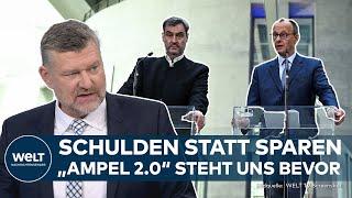 DEUTSCHLAND AMPEL 2.0: Eine Billion neue Schulden und die CDU wirft alte Prinzipien über Bord!