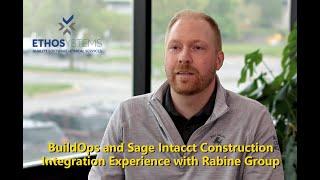 BuildOps Integration with Sage Intacct Construction - Rabine Group testimonial