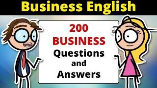 200 Most Common Business Questions and Answers in English | English Conversation Practice