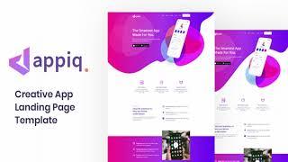 Appiq - App Landing Page | Themeforest Website Templates and Themes