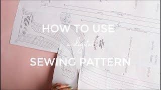 How to Use Digital Sewing Patterns