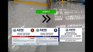 ASTC Global - Progrout Crack Repair 7001 Primer and 6009 Top Coat with Gray Pigment