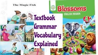 The Magic Fish - 4th Class English Text Book - Vocabulary Grammar Activities Explained in Telugu