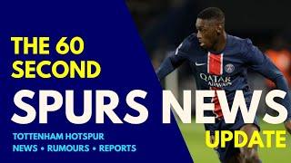 THE 60 SECOND SPURS NEWS UPDATE: Randal Kolo Muani Has to Choose Loan Deal - Juventus or Tottenham