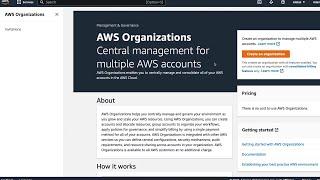 How to create AWS Organizations and add accounts