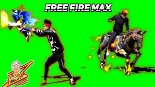 free fire max green screen status //free fire new emote // free fire green screen#greenscreen