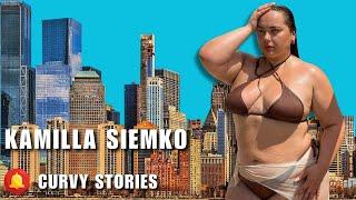 Kamilla Siemko  plus size wiki-curvy model bio & Try on haul-Body Positive