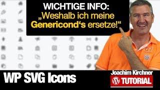 WordPress Tutorial: Genericon'd ersetzen mit SVG Icon