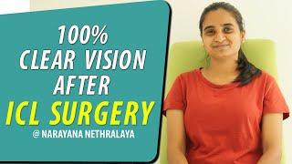 100% clear vision after ICL specs-removal surgery | ICL eye surgery experience