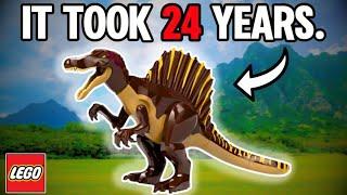 Why it took 24 YEARS to get a LEGO Spinosaurus.