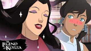 Korra and Asami's Most Romantic Moments  | Avatar: The Last Airbender