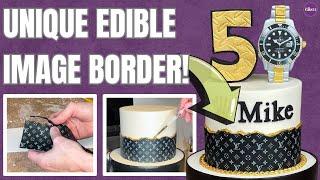 UNIQUE EDIBLE IMAGE BORDER!