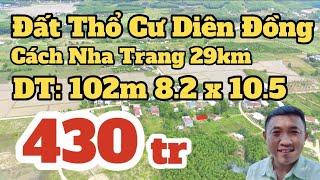 Bán Đất Diên Đồng Diên Khánh có thổ cư Cách Nha Trang Chỉ 29km  |Hồng Trực BẤT ĐỘNG SẢN Nha Trang