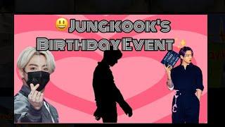 Jungkook’s birthday Event