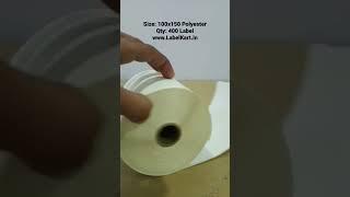 100x150mm PR  400 Label  Barcode Label Roll  www.LabelKart.in #shorts #barcode #label #viral