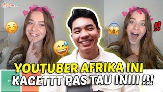 Ketemu Youtuber Cantik Dari Afrika, Langsung Aku Buat Kaget !! - Ome.TV Internasional