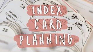 How I Plan 2023 with an Index Card System (Functional Planner) - Sidetracked Home Executives