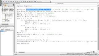 Bisection Method in VBA