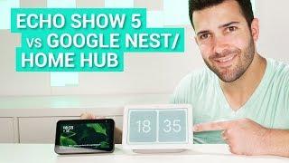 Amazon Echo Show 5 vs. Google Nest Hub - Test und Vergleich der kleinen Smartspeaker mit Display!