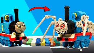 Scary STEAM TRUCK THOMAS in the Twilight Layer ► Sculpt THOMAS.exe from plasticine with Horror Maker