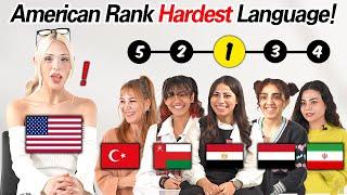 American Ranked The Most Difficult Middle Eastern Language! l Turkish VS Persian VS Arabic