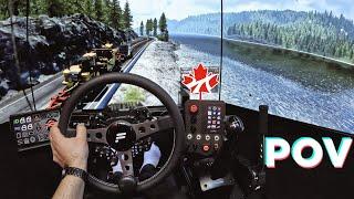 CANADA  EPIC Trucking Adventure in ATS | Triple TVs | Fanatec CSL DD