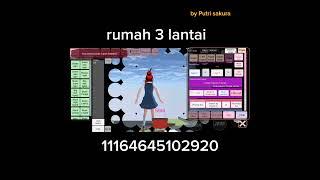 id Sakura School Simulator part 30 || rumah 3 lantai || #sakuraschoolsimulator #sss