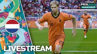 PES 2021 | EURO 2020 Matchday Livestream [NL/ENG/INA]