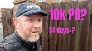 Surprise 10k PB! | Still running everyday! | sub 55 10k | Over Weight Runner